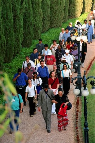 Bahai pilgrims